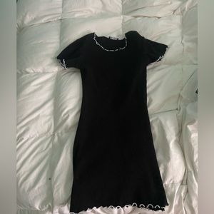 Black tight dress from Zara.